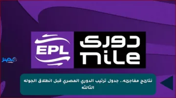 نتائج مفاجئة.. جدول ترتيب الدوري المصري قبل انطلاق الجولة الثالثة